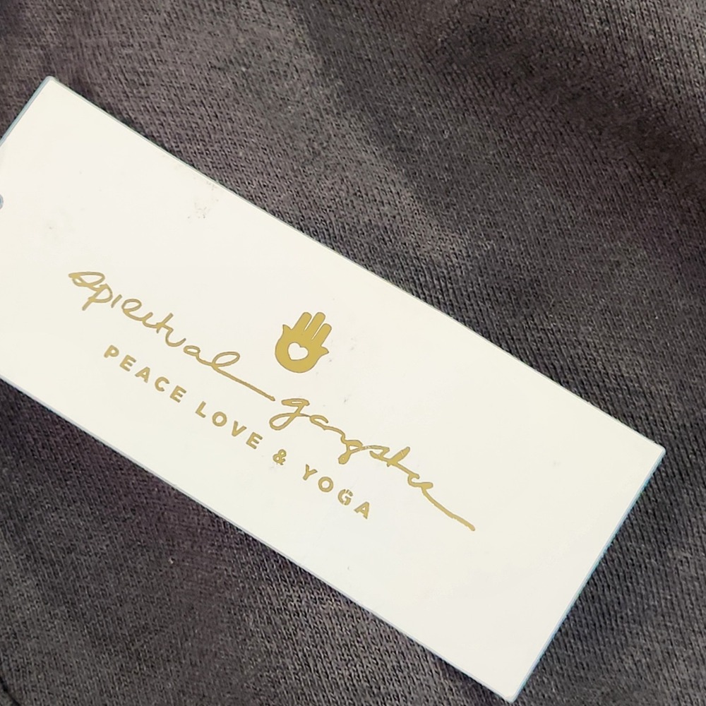 New Spiritual Gangster Carpe Diem Noir Diem Everyday Zip Hoodie Gray M Medium - Picture 2 of 9